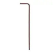 Ball End Hex Key Wrench 2.5mm S2 L-Shape Long Arm Metric Wrenches, Red