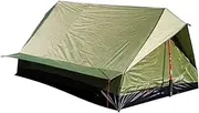 Camping Tent - Lightweight Backpacking Tent | Easy to Adjust Rodless Hiking Shelter, Multipurpose Weatherproof 2-4 People Shelter Portable for Outdoors Hiking Travel Backpacking Climbing