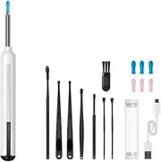 Visual Ear Pick, Ear Cleaner Ear Picking Tool, Wireless Waterproof Ear Cleaning Kit, 1080P HD Earwax Removal Otoscope Tool Clean and Pick Wax Kit with Light Visual Ear Picker for Family