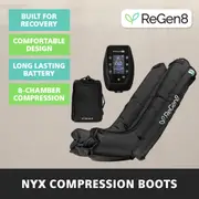 Regen8 Nyx 8-Chamber Compression Recovery Boots (Medium, 160-175cm)
