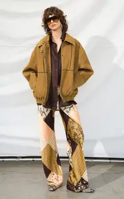 [SIEDRÉS] Manoce Printed Satin Pants