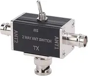 100W Aerial Switch BNC Interface Manual Antenna Selector Switch 2 Way Antenna Splitter