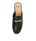 BNIB MOLLINI 'Googi' Black Leather Flat Mule Slide - Size 41 - $160