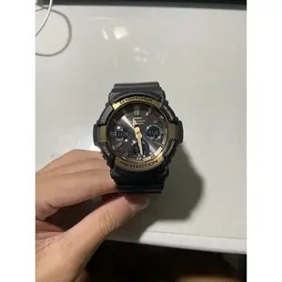 G-SHOCK 太陽能金黑雙顯男錶(GAS-100G-1A)