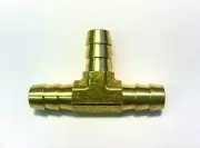 1pc Brass Barb Tee Fitting 3/8" ID Hose Air Fuel New MettleAir 123-6