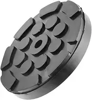 Black Car Rubber Jack Pad Slotted Lifting Disk Adapter Support Block Slotted Frame Rail Pinch Welds Protector