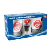 Sydney Swans AFL SPIRIT Glasses & POURER Man Cave Bar Fathers Gift