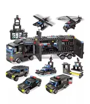 City Police Station Building Kit-SWAT Building Blocks Toy Model Kit New