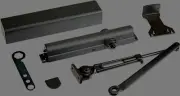 Norton 8501H BSP BLACK Friction Hold Open Door Closer Black
