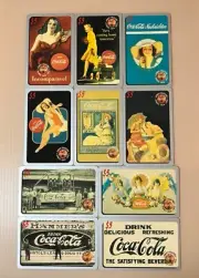 USA UNITED STATES Coca Cola Old Advertisement $5 Coke Unused set of 10 Phonecard