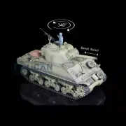 2.4G 1/16 Henglong 7.0 Plastic Model 3898 M4A3 Sherman RTR RC Tank Barrel Recoil