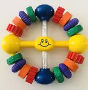 Discovery Toys Ring Around Rattle & Teether Multiple Shapes, Textures & Colors