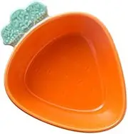 TOYZFRIENDY Carrot Shaped Ceramic Bowl for Home Use Unique Fruit and Salad Serving Dish for Breakfast Snack and Restaurant Settings Design for Easy Food Storage