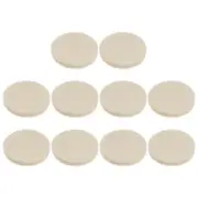 10pcs Wool Felt Polishing Pads 2 inch Buffing Wheel Polish Pad Flocking Back