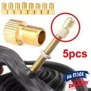 5x Adapters Presta to Schrader Bike Tyre Pump Converter Bicycle Connector Valve