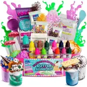 Ice Cream Slime Kit for Girls - Butter Slime Making Kit - DIY Slime Kit with ...