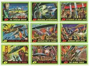 2012 TOPPS HERITAGE MARS ATTACKS 1962 Reprinted 55 Card Green Parallel Base Set