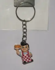 KEYCHAIN 1in figure , Bob's Big Boy or DISNEY Florida Orange Bird YOUR CHOICE