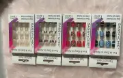 Lot of 4 Fashion Artificial Nail SASSY+CHIC Fake Nails