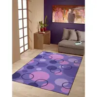 在飛比找ETMall東森購物網優惠-范登伯格 炫彩 普普風地毯-紫款-150x200