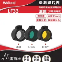 在飛比找PChome商店街優惠-【電筒王】Weltool LF33 柔光鏡/綠色濾鏡/黃色濾