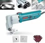 220V/50Hz 380W SH6-25 Electric Scissors Shearing Steel Plate Metal Iron Cutting Power Tool Cutter Snip (Blue)