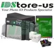 FARGO DTC4250e Single Side Photo ID Card Printer Bundle