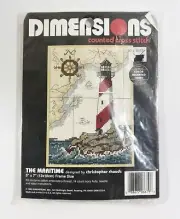 The Maritime Counted Cross Stitch Kit by Dimensions 5x7 #6679 New