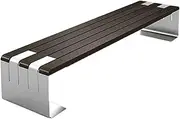 Outdoor Park Bench Outdoor Park Benches and Outdoor Leisure Benches Without Backrests are Suitable for Backyards, Gardens, and Lawns Patio Garden Bench(Medium)