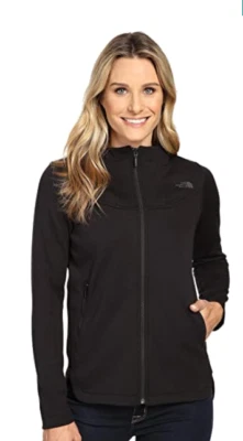 The North Face Slacker High Collar Hooded Zip Up Jacket (Size Small) Women's