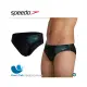 【SPEEDO】男運動三角泳褲 Tech Placement 7cm 黑亮藍 SD809739F888 原價1280元