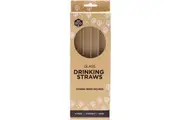 EVER ECO Glass Straws Straight 4pk