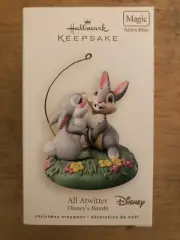 THUMPER OF BAMBI ALL A TWITTER DISNEY HALLMARK ORNAMENT