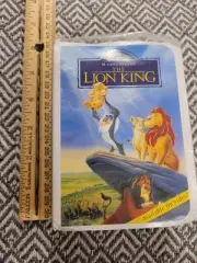 Vintage 1996 Disney The Lion King McDonald's Happy Meal Simba Toy VHS Box