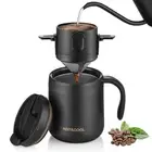 304 Stainless Steel Portable Coffee Filter Drip Coffee Tea Holder Reusable