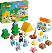 [LEGO] 10946 DUPLO Town Family Camping Van Adventure Car Toy for Toddlers 2 + Years Old, Preschool Educational Set