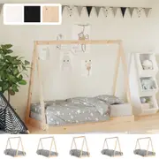 Kids Bed Frame Single Bed Base Mattress Base 90x190 cm Solid Wood Pine vidaXL