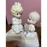 PRECIOUS MOMENTS 水滴娃娃 正品陶瓷擺飾 結婚禮物 情人節禮物 求婚 陶瓷娃娃 踫瓷