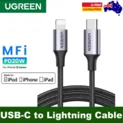 Ugreen USB-C to Lightning Fast Charging Cable MFi Certified PD & Data Sync