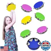 The Dreidel Company Tambourines for Kids Hand Held, 5.5" Inch Tambourine Asso