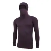 Wilderness Men Long Sleeve Switch Winter Hoody Size S Thermal Base Layer Merlot