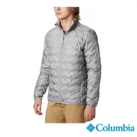 在飛比找Yahoo奇摩購物中心優惠-Columbia 哥倫比亞 男款 - 保暖羽絨立領外套-灰色