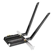 5400Mbps Desktop PCIE 6G/5G/2.4G WiFi Wireless Network Card Bluetooth Adapter