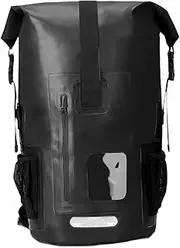 [harayaa] 55L Liters Waterproof Backpack Dry Pack PVC with Thick Shoulder Straps Ergonomic Design Dry Sack for Daily Use Lightweight