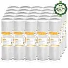 10"x2.5" Whole House CTO Carbon Block Water Filter Cartridges Replacement 1-25PK