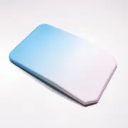 GGP Gradual Blue Ergonomic Pu Anti Slip Mouse Pad With Wrist Support Rectangular Gradient Desk Mat For Gaming And Office Use