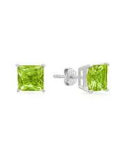 MaxColor 14K 2.90 ct. tw. Peridot Studs