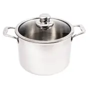 Swiss Diamond Premium Clad 7.9-Quart Stock Pot with Lid