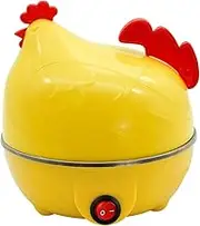 Egg Boiler Chicken Shape Fast Steamer with 7 Egg Capacity Electric Egg Poacher Fast Egg Boiler Egg Boiler Egg Boiler Steamer Bellv