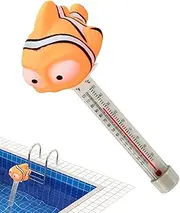Pool Float Temperature Gauge - Cute Animal Design Baby Water Thermometer | Bathtub Accessories for Swimming Pool, Lake, Spa, Shower, Aquarium, Baby Bathing, Water Temperature